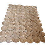 Gold Premium Jute Floor Mat For Home Décor
