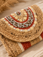 Desert Treasure Jute Pursce