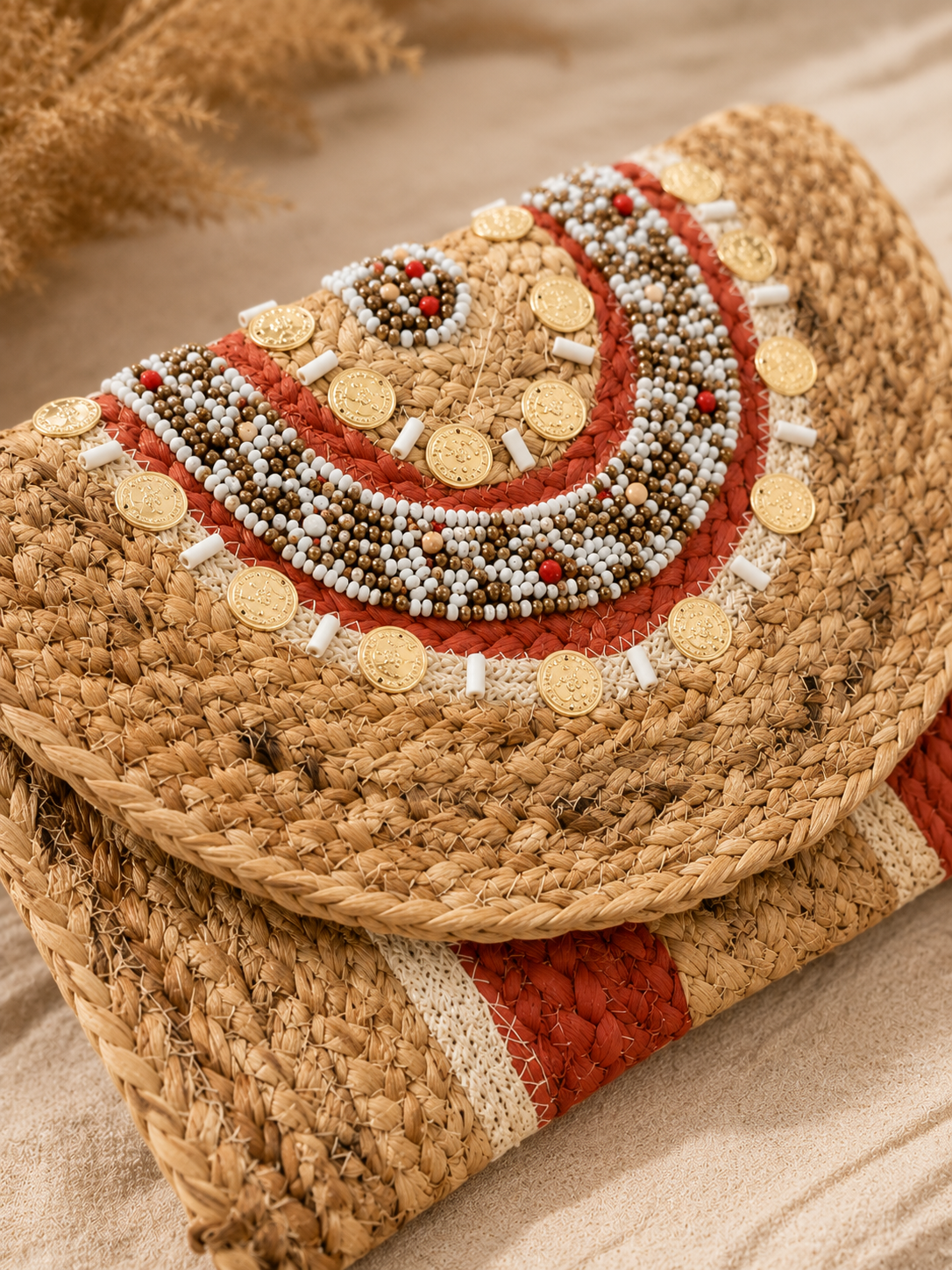 Desert Treasure Jute Pursce
