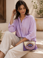Enchanted Eye Jute Purse