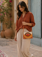 Enchanted Eye Jute Purse