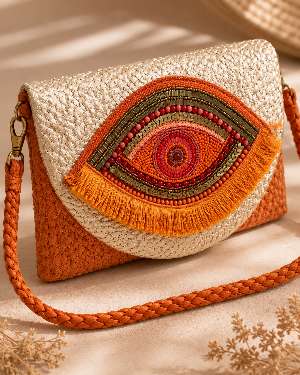 Enchanted Eye Jute Purse