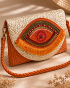 Enchanted Eye Jute Purse