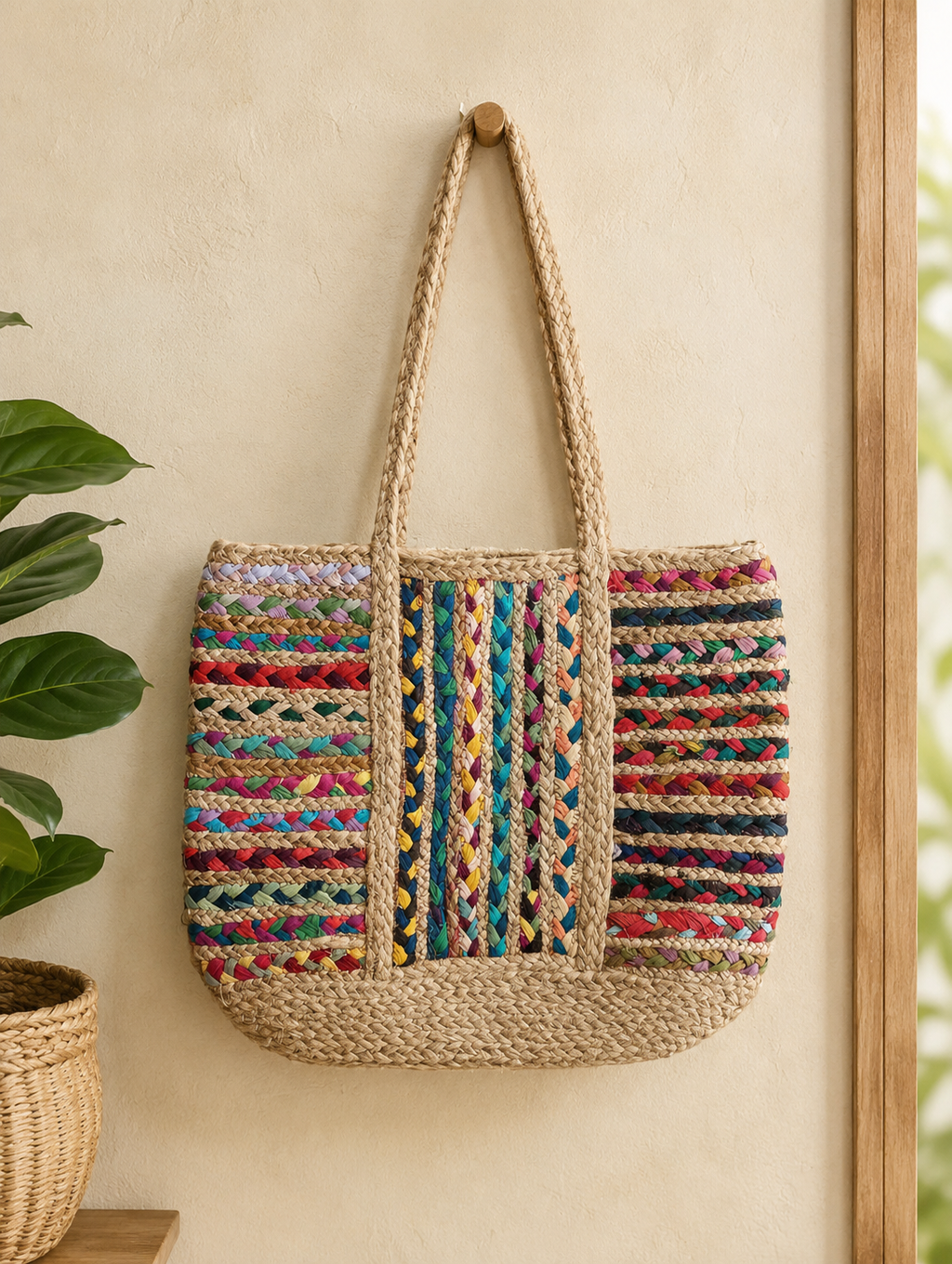 Prism Handcrafted Woven Tote