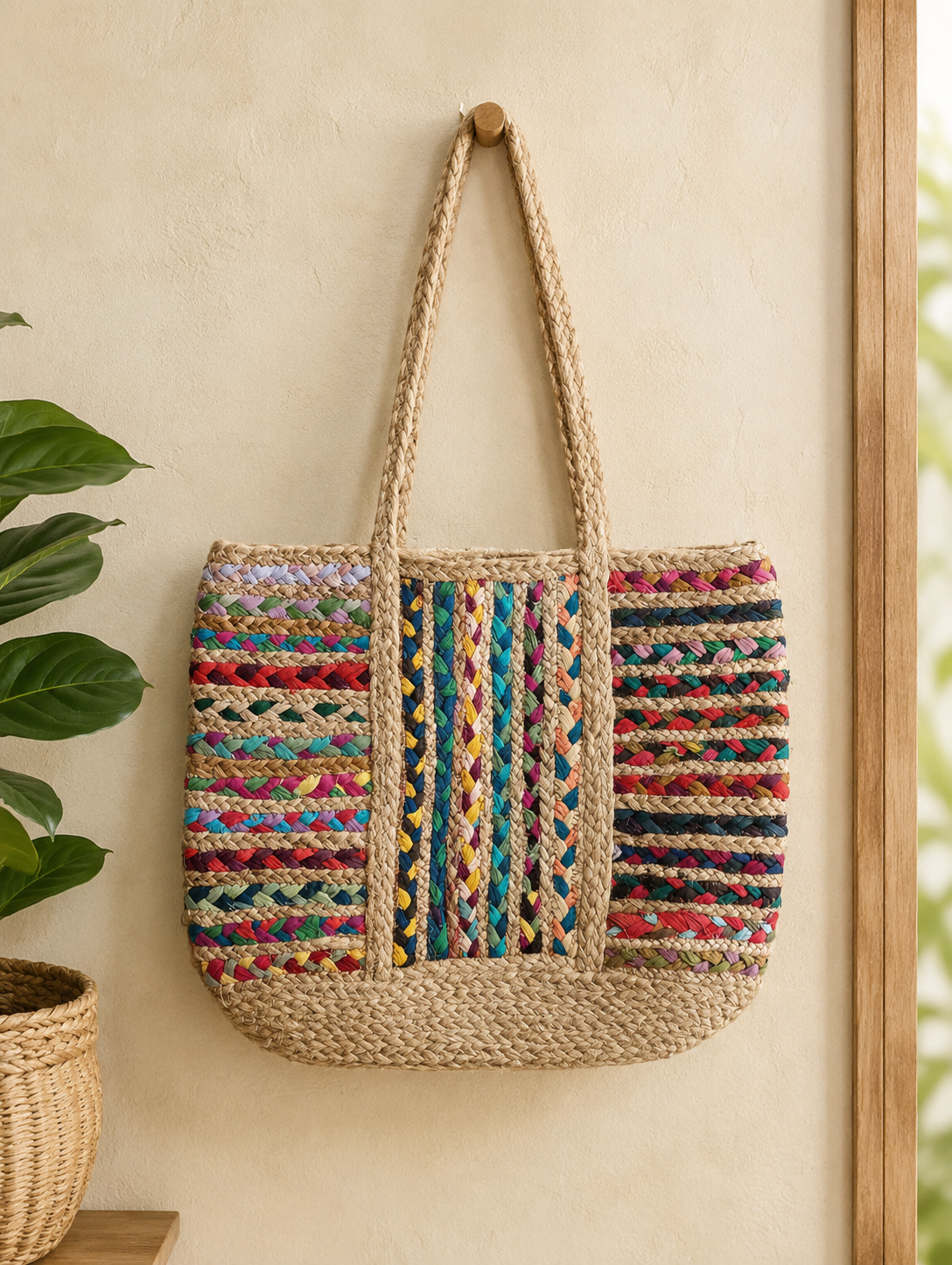 Prism Handcrafted Woven Tote
