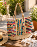 Prism Handcrafted Woven Tote
