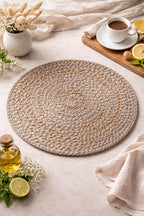 Jute Premium Jute Braided Table Mat For Home Decor