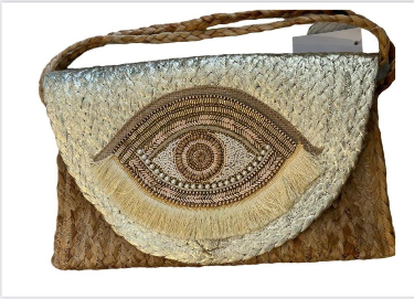 Mystic Eye Jute Purse