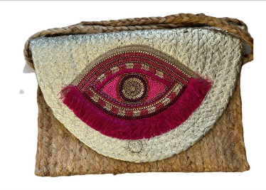 Mystic Eye Jute Purse