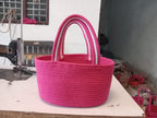 Pink Petal Handcrafted Basket