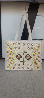 Tribal Elegance Canvas Tote