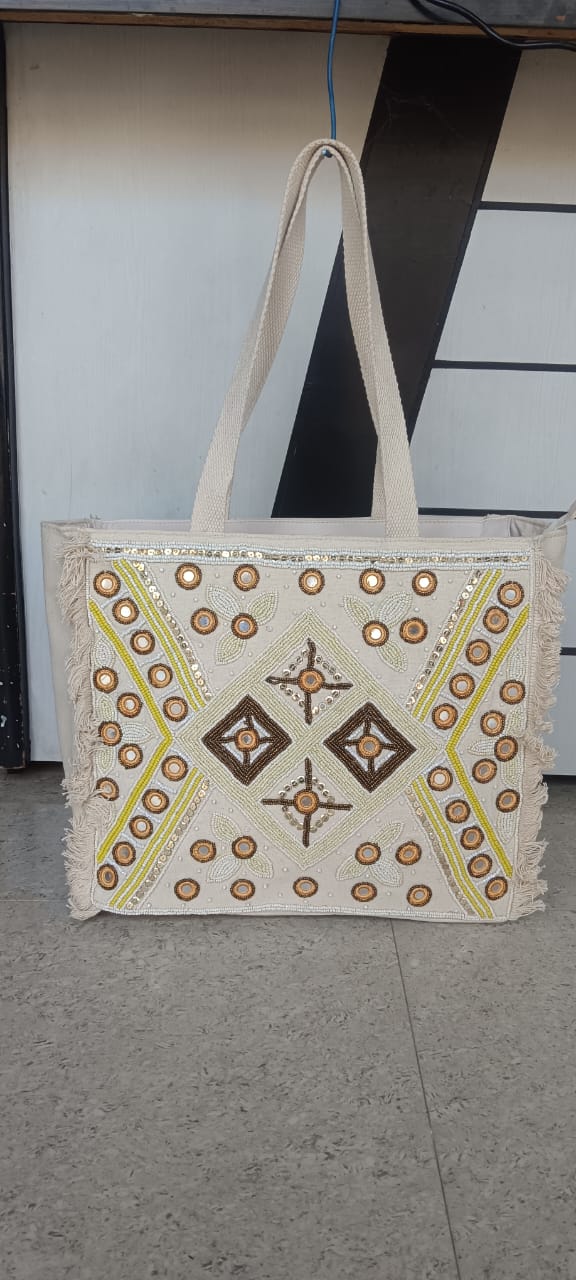 Tribal Elegance Canvas Tote