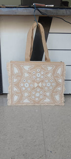 Heritage Mirror Embroidered Tote