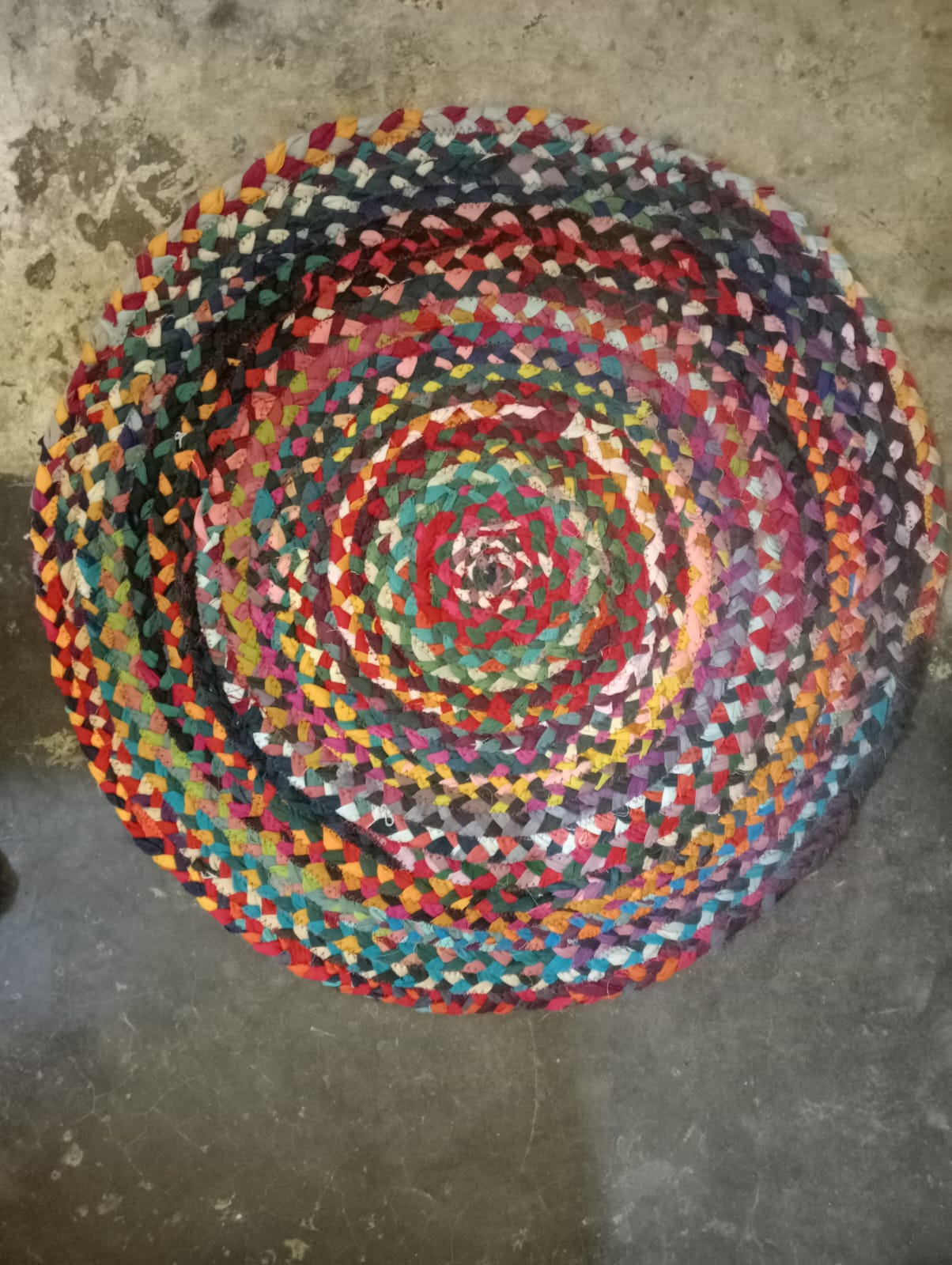 Multicolor Premium Cotton Chindi Table Mat For Home Decor