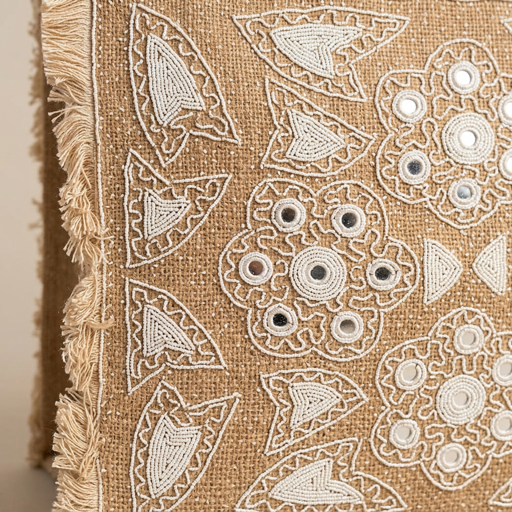 Embroidery close-up