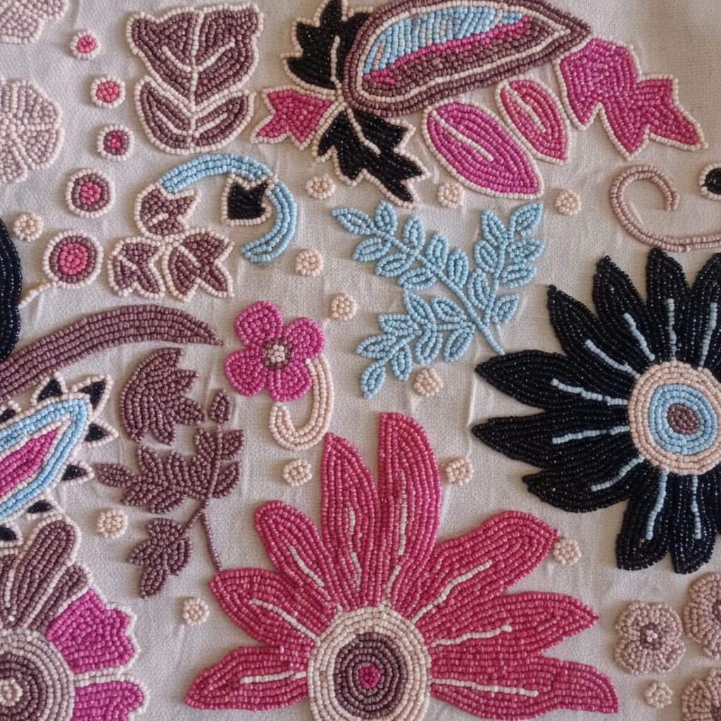 Floral Bag Close-up
