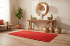 Red Braided Rug - Entryway