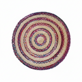 Artisan Circular Multi-Tone Jute Rug